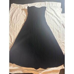 Scott McClintock Petite Black Velvet Strapless Gown Millennium 2000  size 10